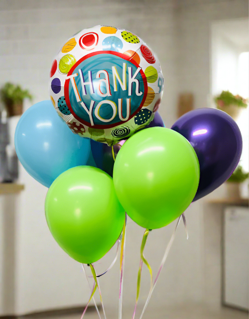 Thank you Foil Balloon Bouquet - Impala Online