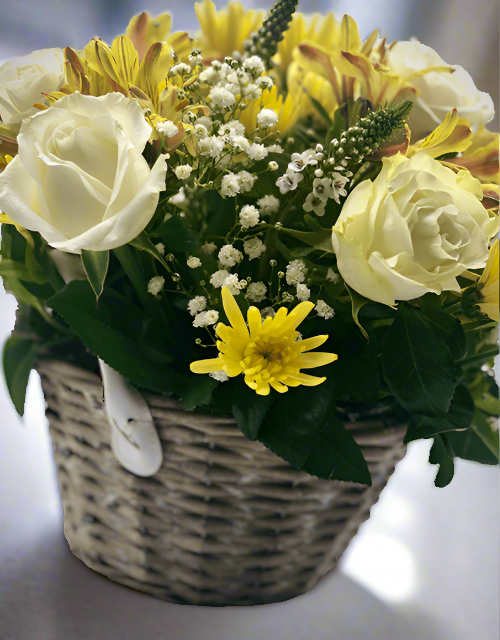 Yellow Posy Arrangement - Impala Online